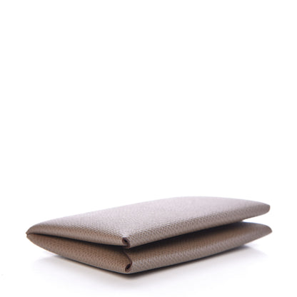Hermes Epsom Calvi Card Case Etoupe 4 of 8