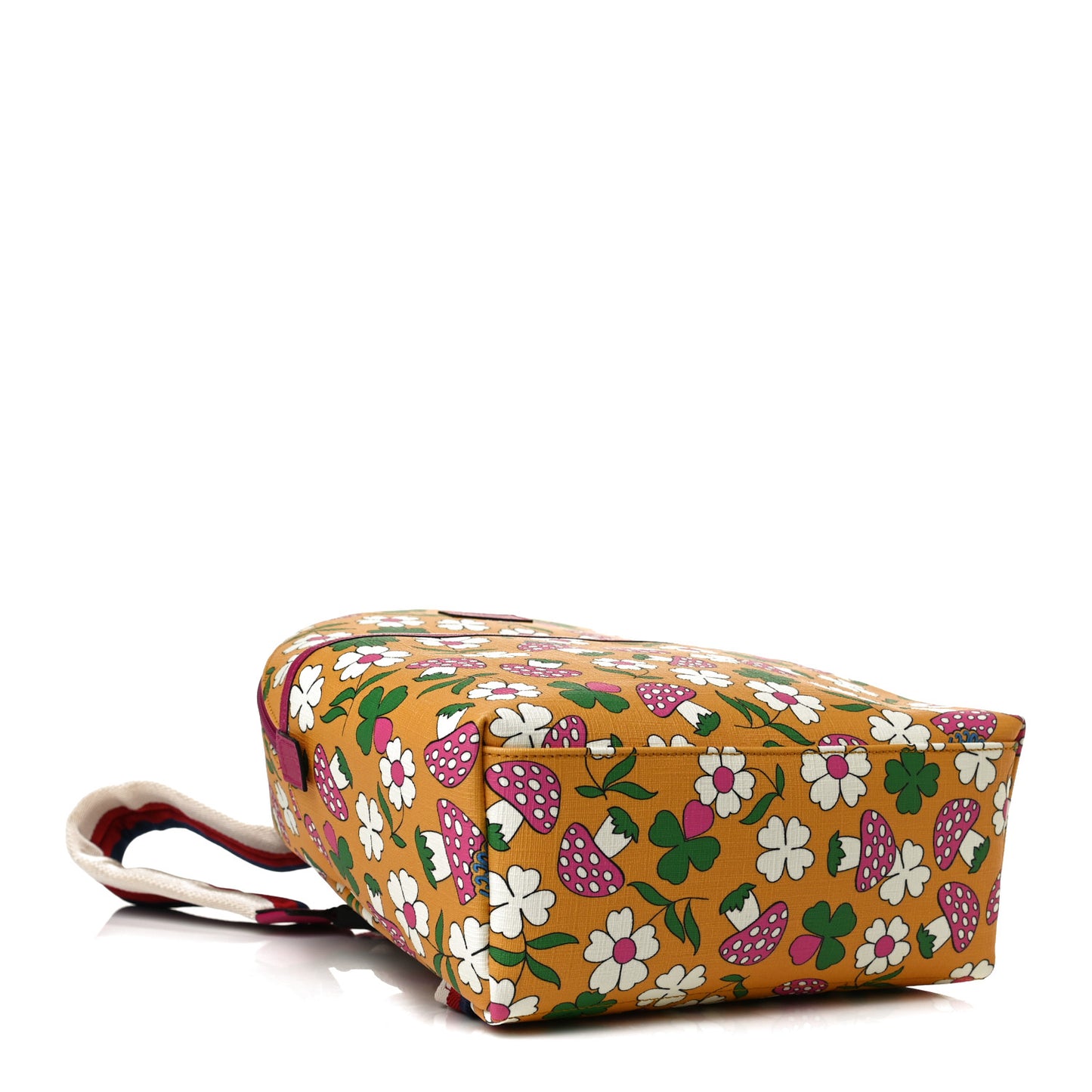 Canvas Childrens Flower Mushroom Print Backpack