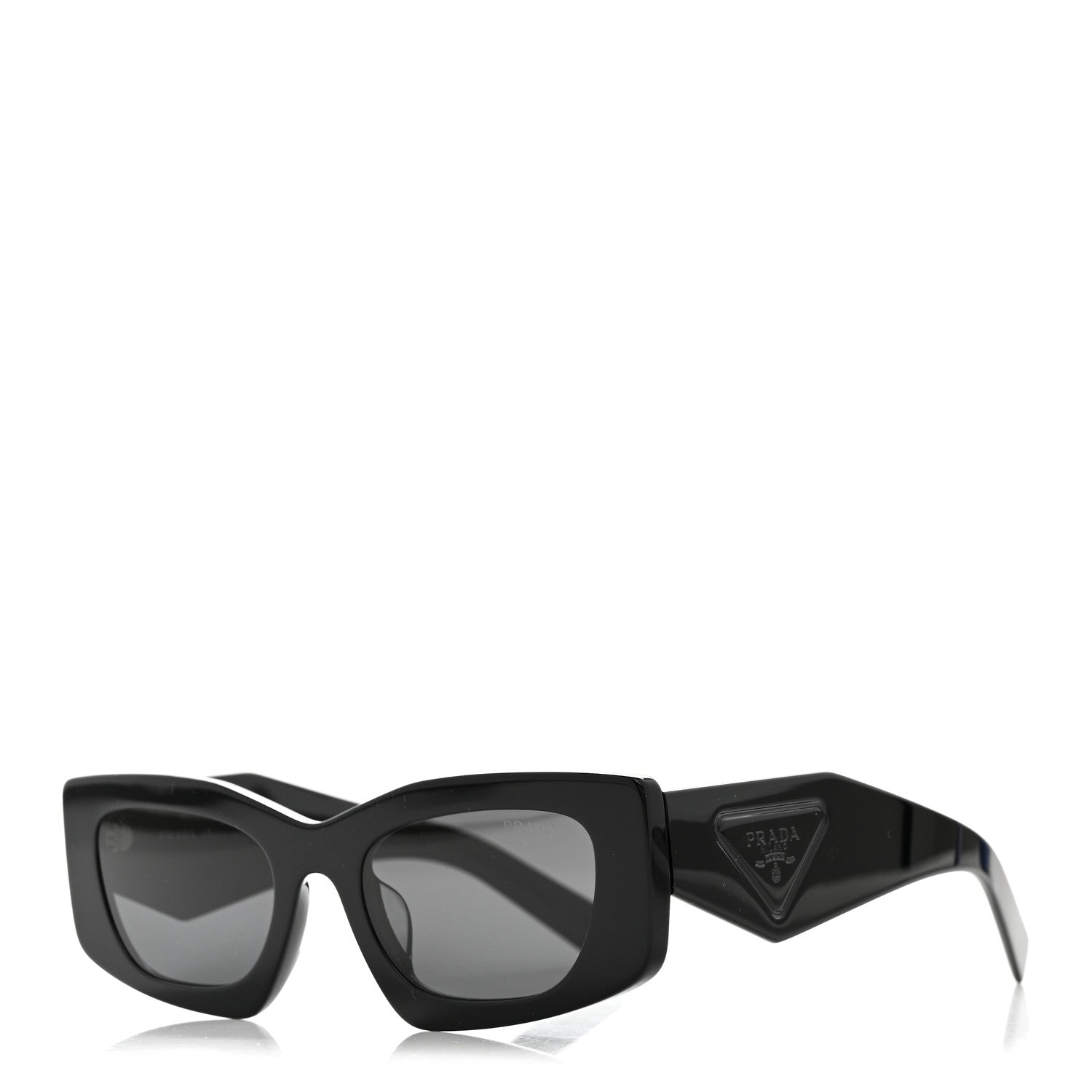 Prada Acetate Symbole Sunglasses SPR D03 Black 1 of 9