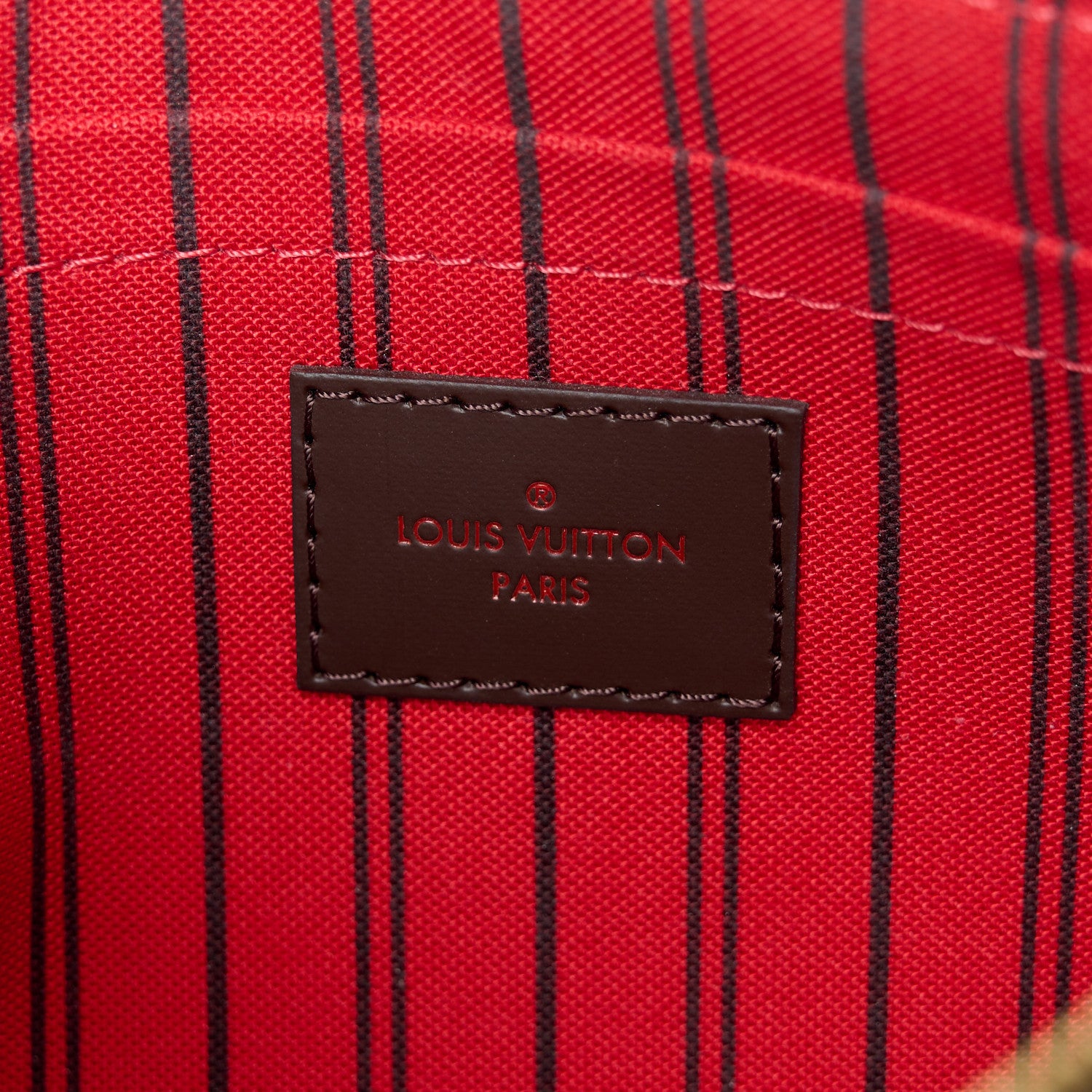 Louis Vuitton Damier Ebene Neverfull MM GM Pochette 6 of 7