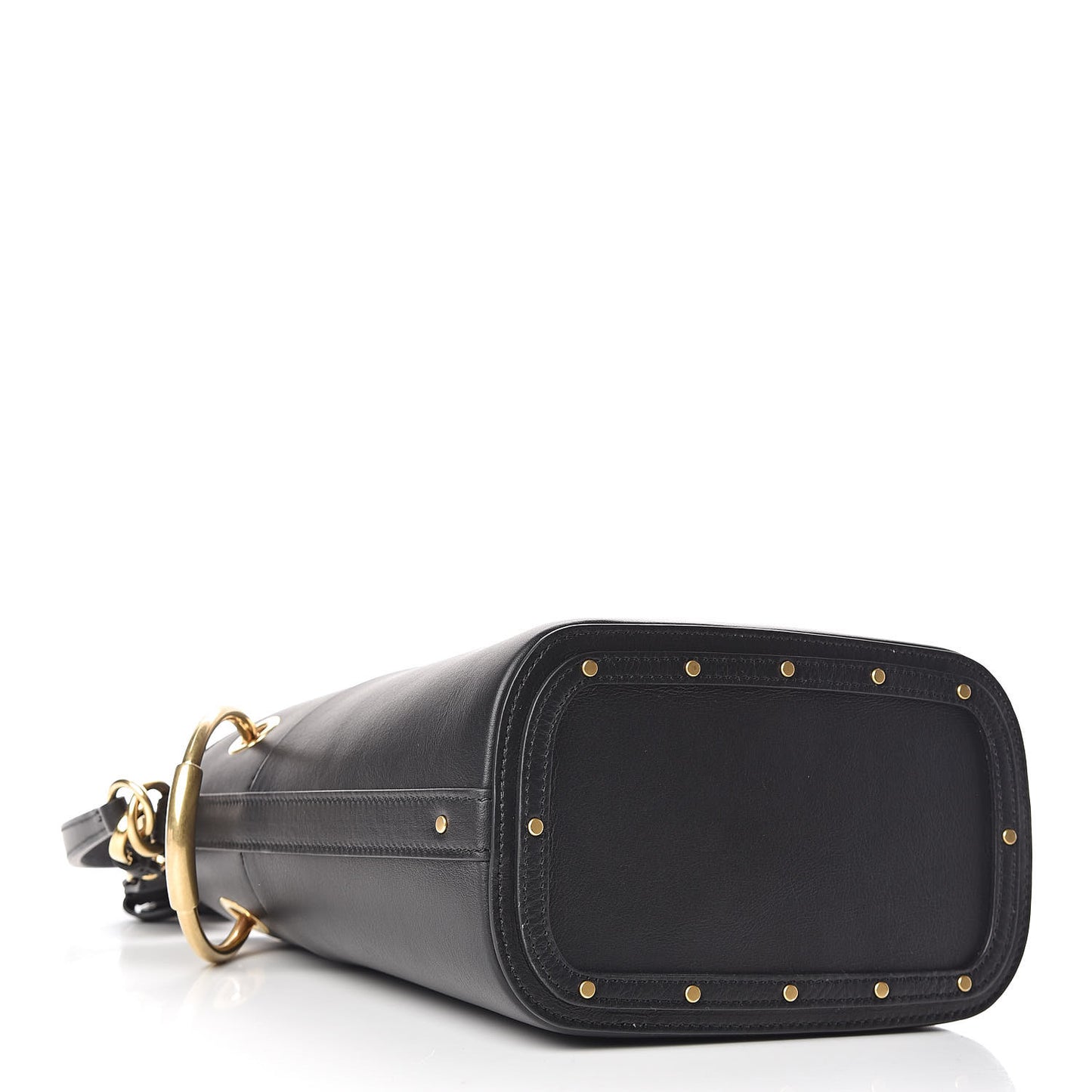 Smooth Calfskin Small Roy Bucket Bag Black