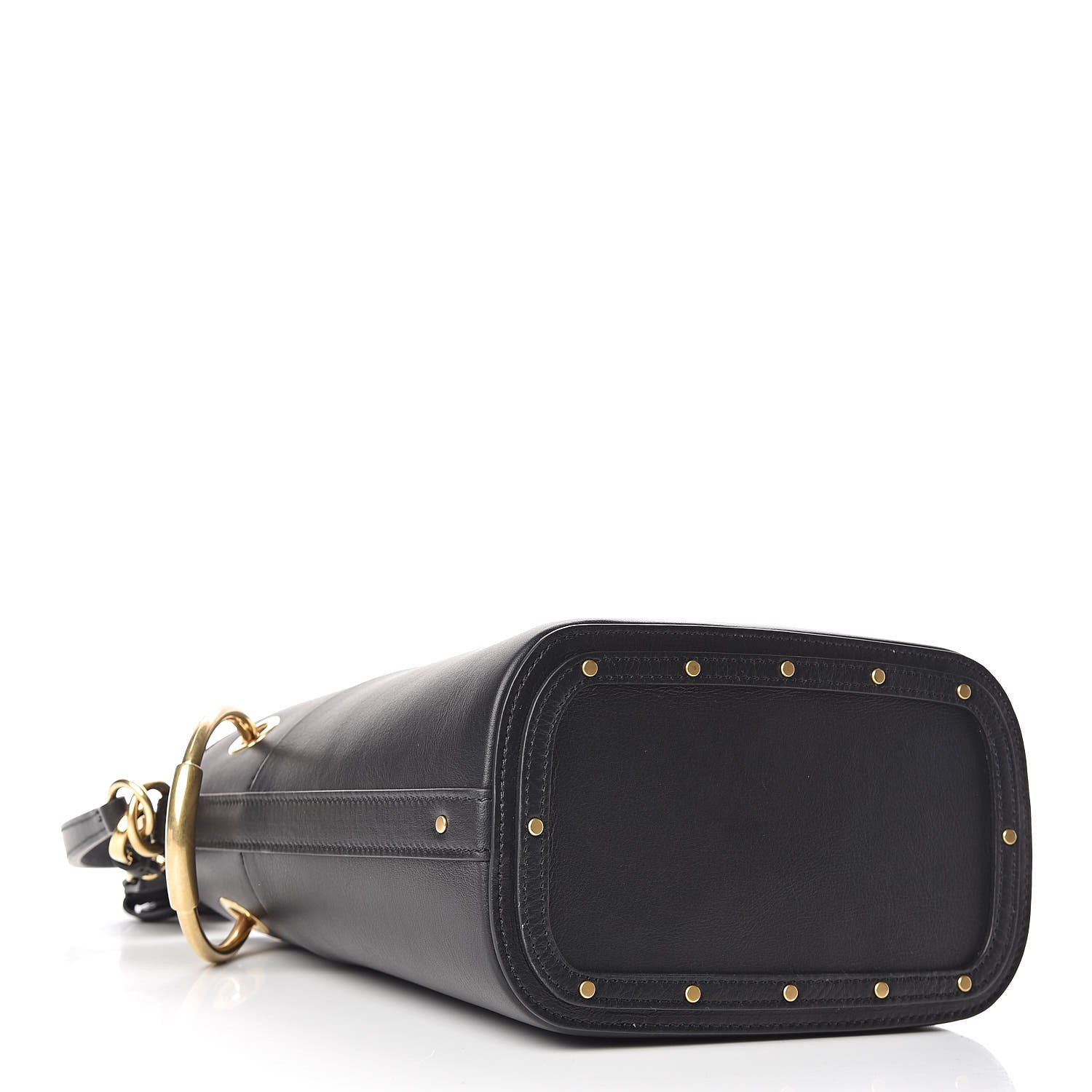 Chloe Smooth Calfskin Small Roy Bucket Bag Black 4 of 10