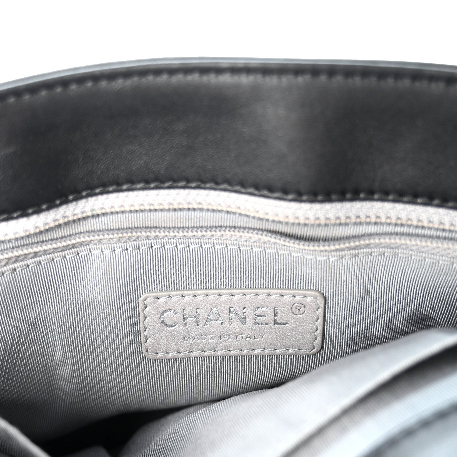 Chanel Calfskin Coco Pleats Messenger Flap Black 6 of 11
