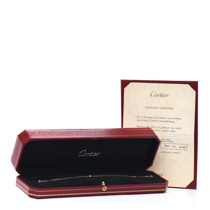 Cartier 18K Yellow Gold Diamond SM D'Amour Bracelet 4 of 4