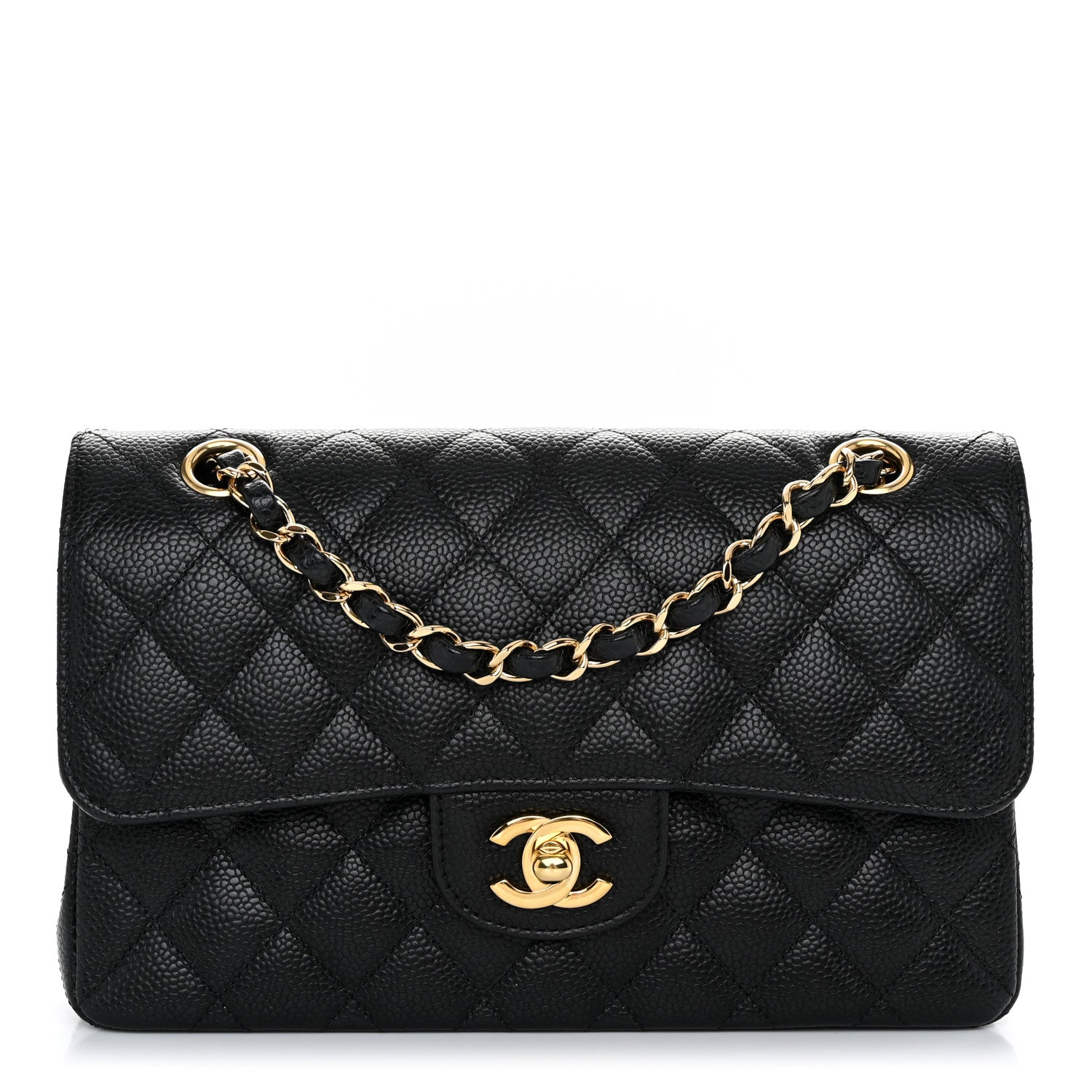 Chanel Caviar Quilted Small Double Flap Black 1 of 10