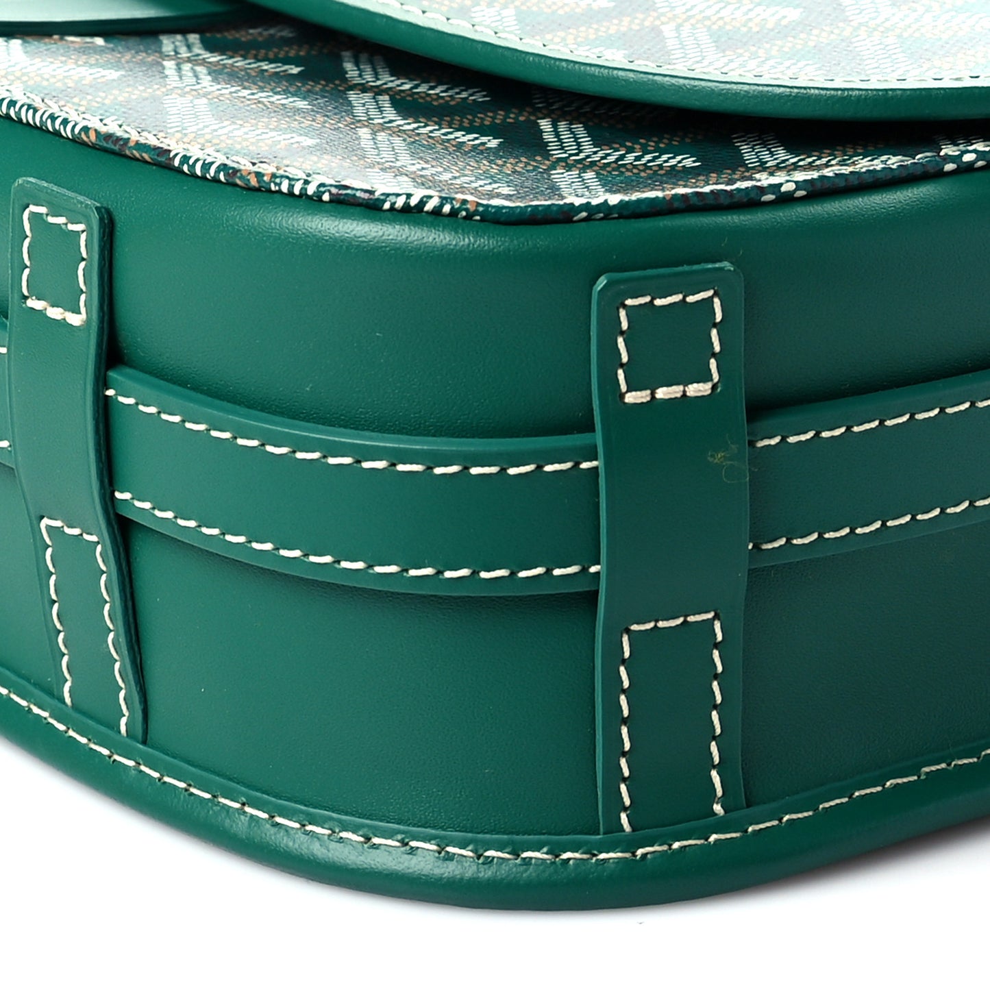 Goyardine Belvedere II PM Messenger Bag Green
