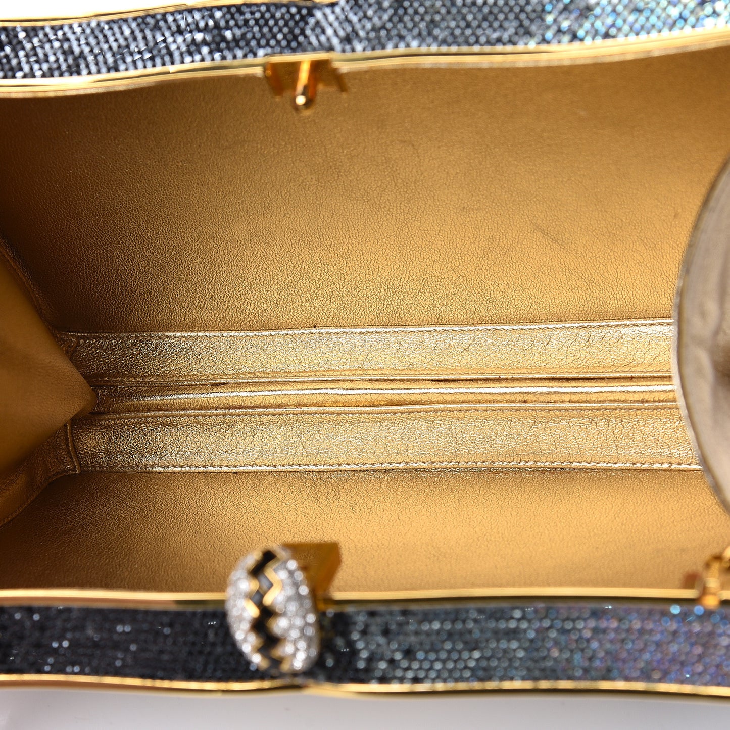 Swarovski Crystal Flower Minaudiere Clutch