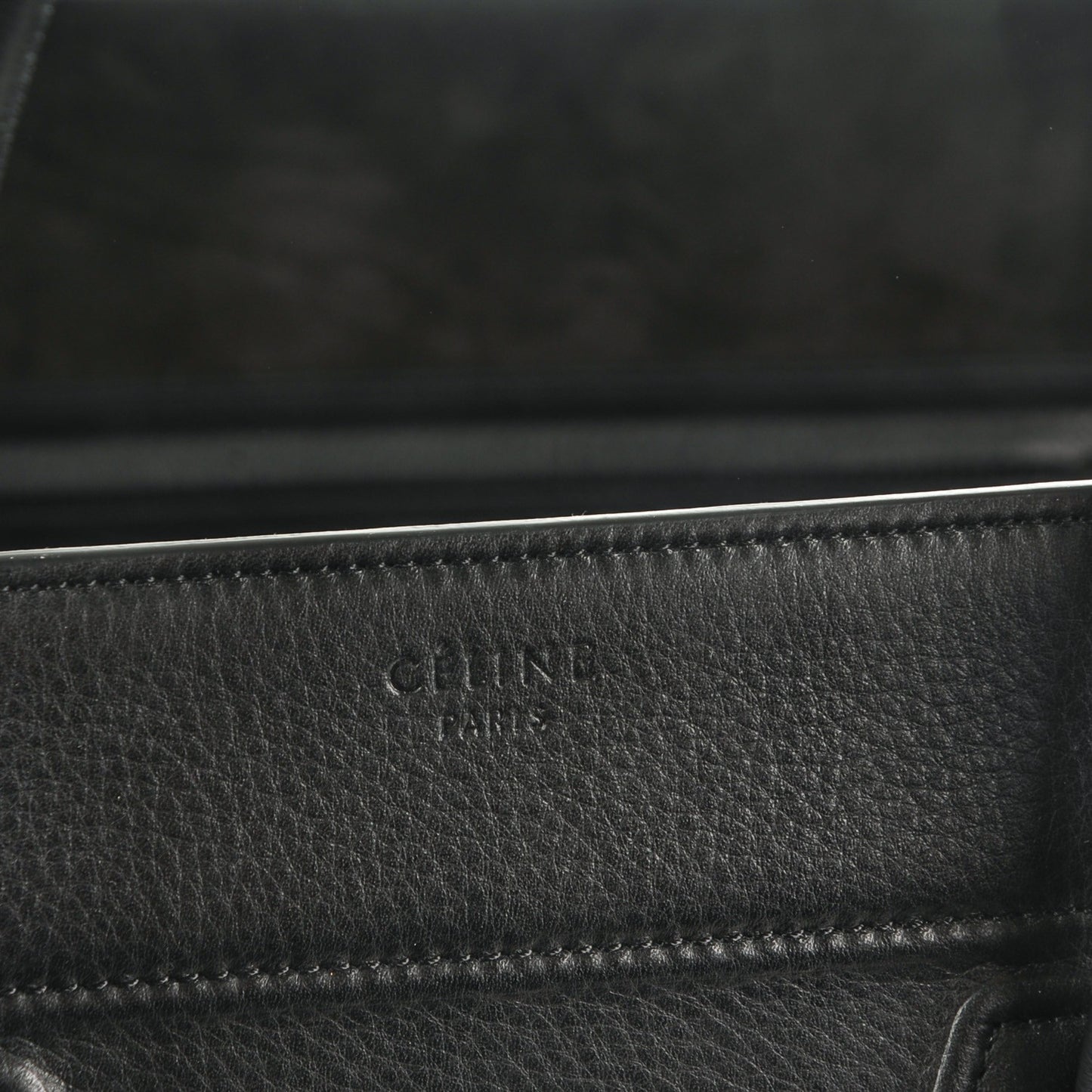 Supple Calfskin Medium Phantom Luggage Black