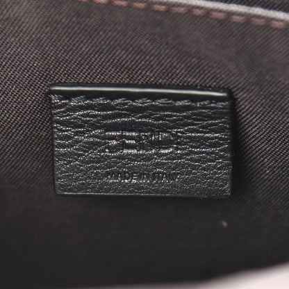 Fendi Vitello Soft F is Fendi Bi-Color FF 1974 Embossed Envelope Wallet On Chain with Pouches Maya Black 7 of 12