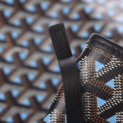 Goyard Goyardine Saint Louis Claire Voie PM Black Blue 7 of 11