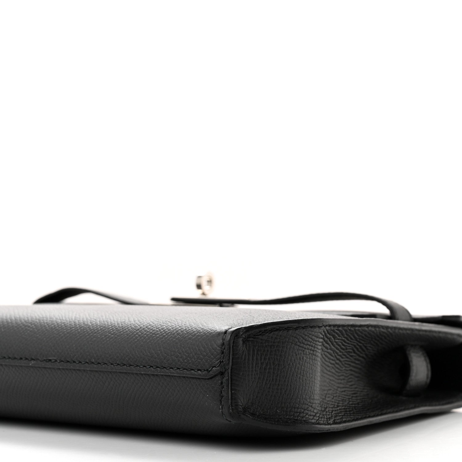 Hermes Epsom Kelly Depeches 25 Pouch Black 9 of 12