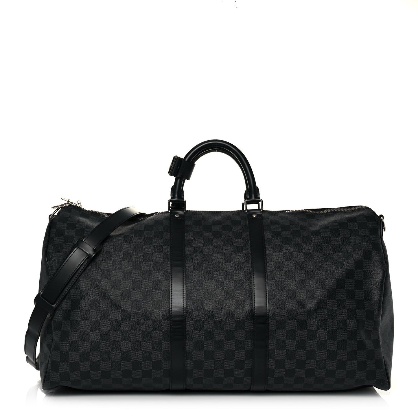 Damier Graphite Keepall Bandouliere 55