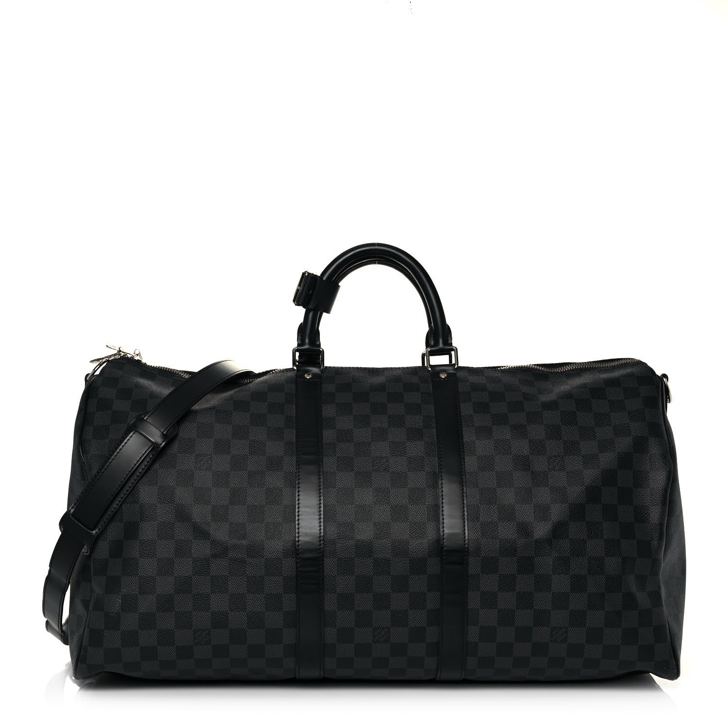 Louis Vuitton Damier Graphite Keepall Bandouliere 55 1 of 13