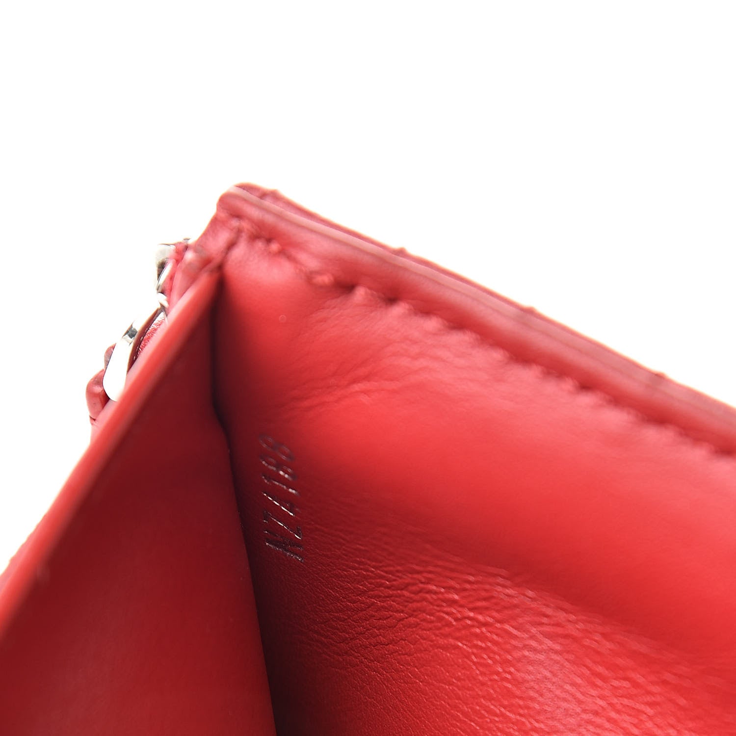 Louis Vuitton Calfskin New Wave Compact Wallet Rouge 7 of 14