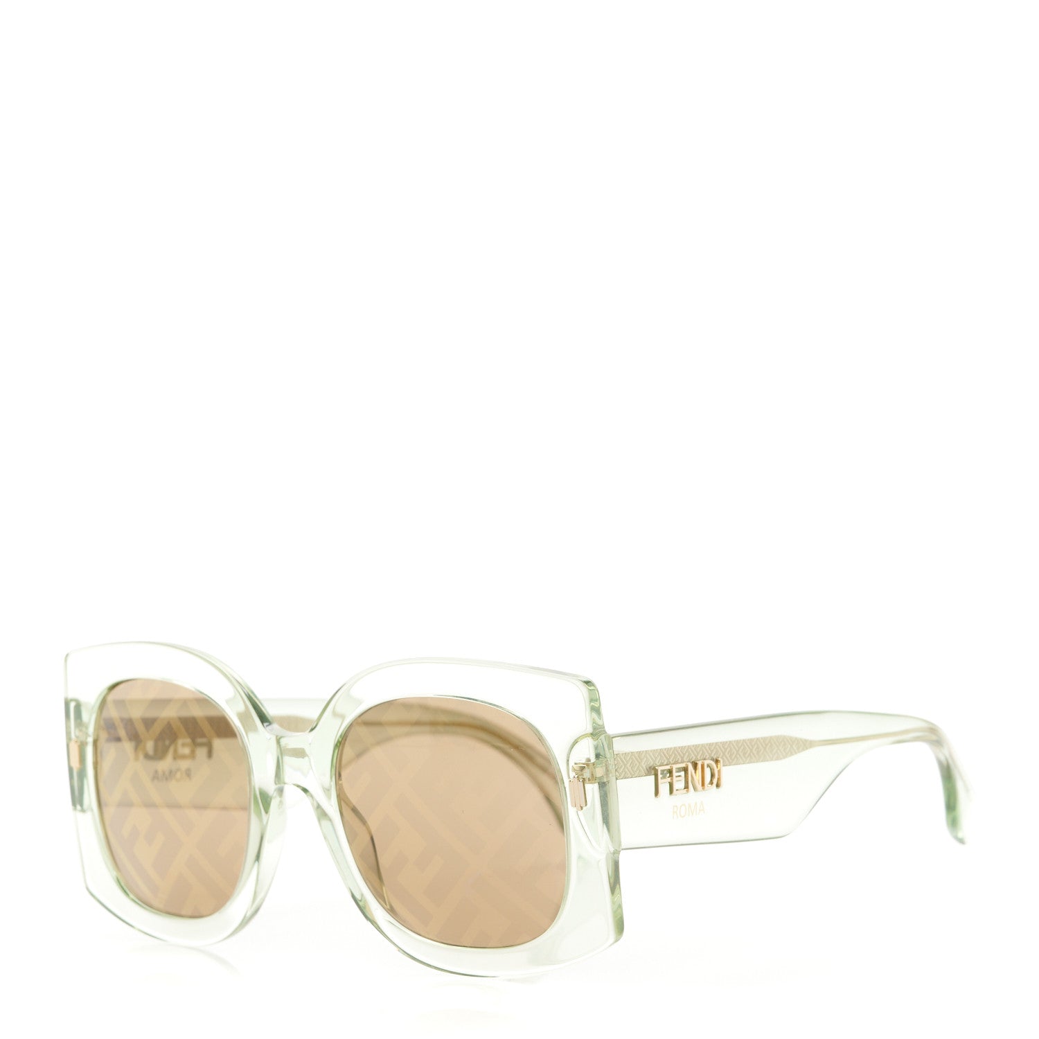 Fendi Acetate FF Sunglasses FF 0436/G/S Green 1 of 9