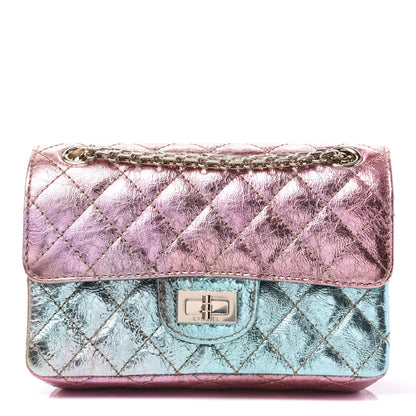 Chanel Metallic Goatskin Quilted Mini 2.55 Reissue Flap Multicolor 1 of 10