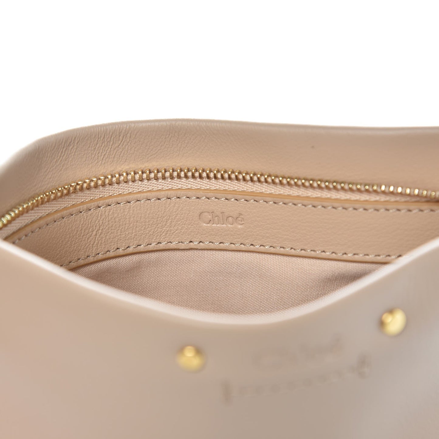 Calfskin Mini Roy Chain Pouch Pearl Beige