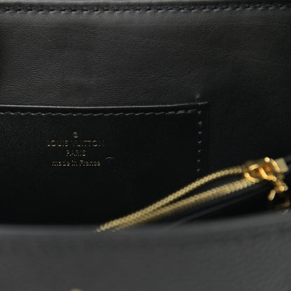 Louis Vuitton Grained Smooth Calfskin Rose Des Vents MM Black 6 of 11