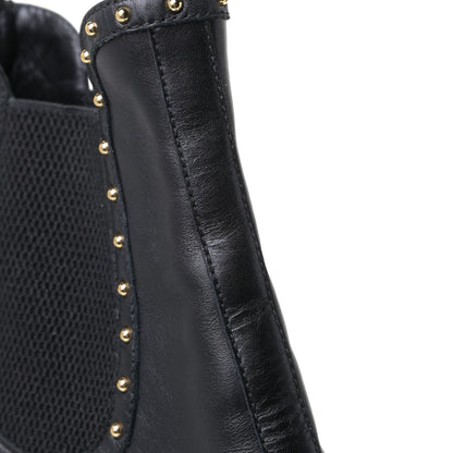 Louis Vuitton Calfskin Rockabilly Chelsea Ankle Boots 41 Black 6 of 6