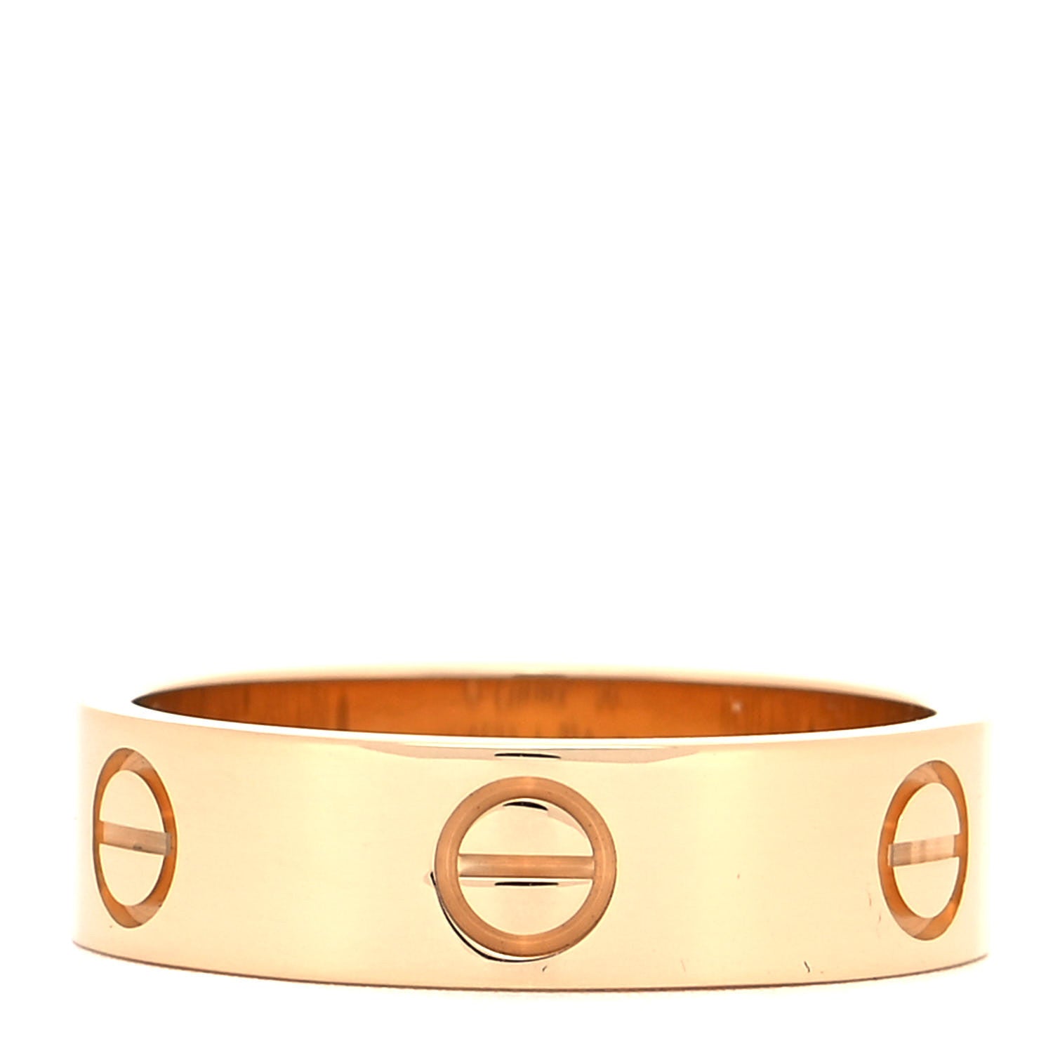 Cartier 18K Yellow Gold 5.5mm LOVE Ring 56 7.5 1 of 5