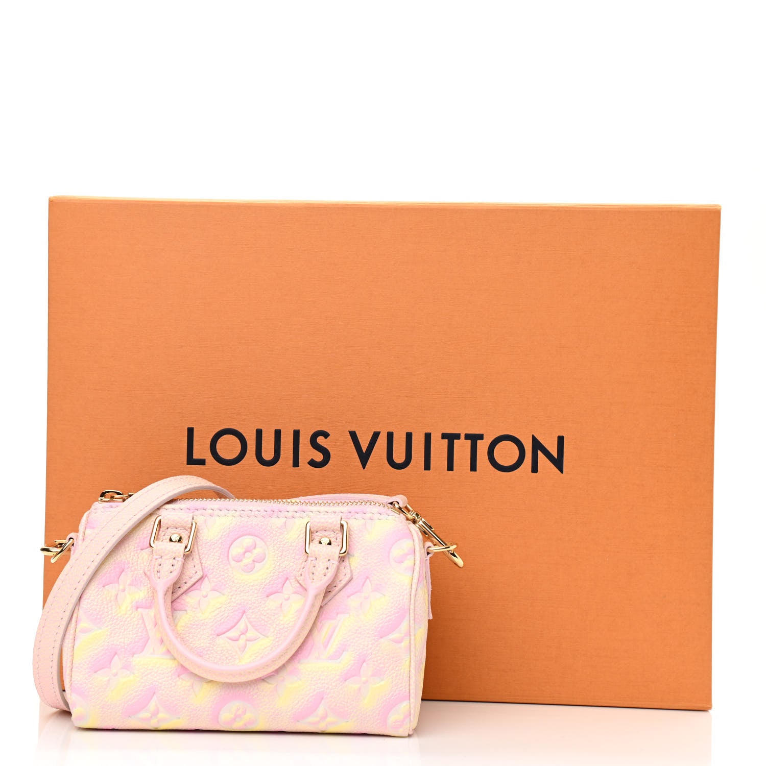 Louis Vuitton Empreinte Monogram Summer Stardust Nano Speedy Pink 7 of 7