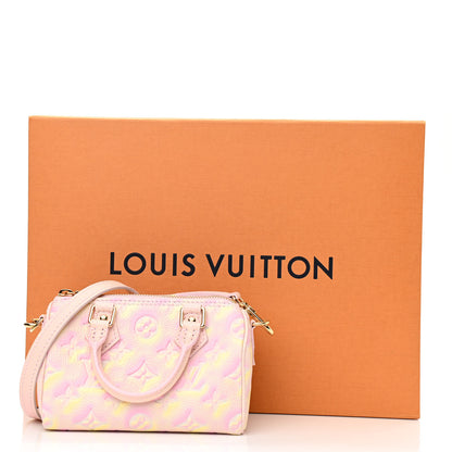 Louis Vuitton Empreinte Monogram Summer Stardust Nano Speedy Pink 7 of 7