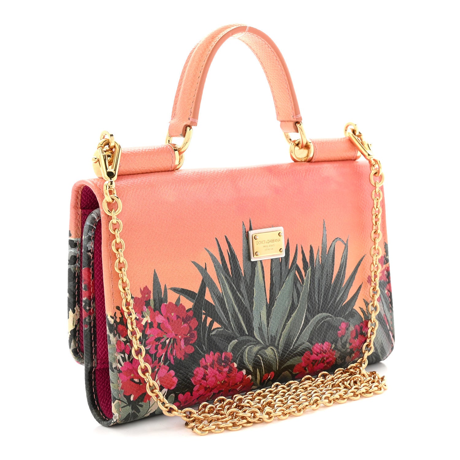 Dolce & Gabbana Dauphine Capri Printed Mini Von Bag Multicolor 3 of 14