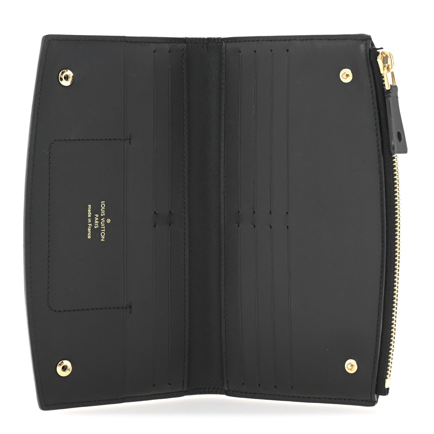 Calfskin City Steamer Wallet Black