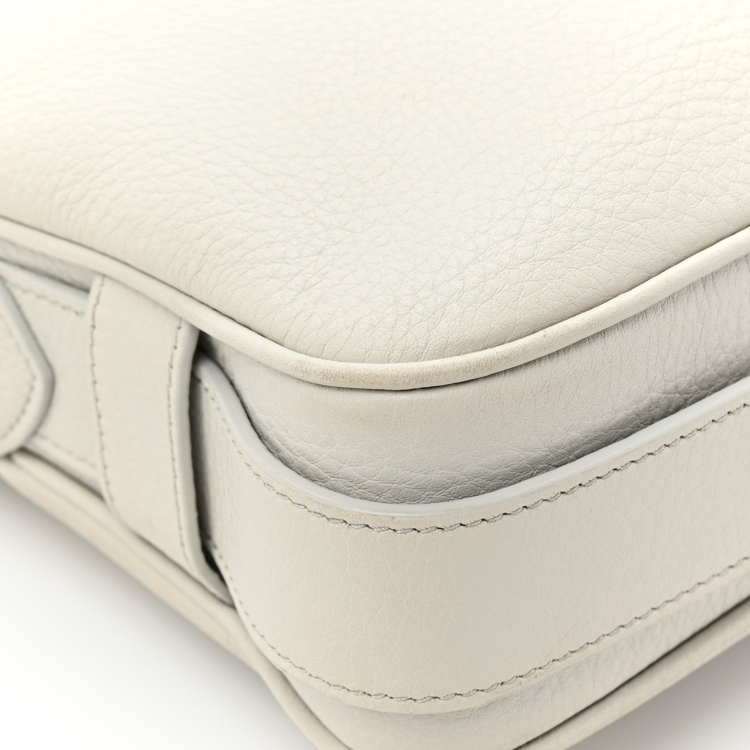 Celine Supple Calfskin Medium Romy Shoulder Bag Rice 10 of 16