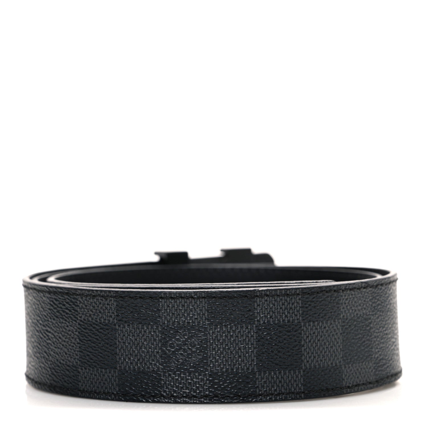 Louis Vuitton Damier Graphite 40mm LV Initiales Belt 95 38 2 of 7