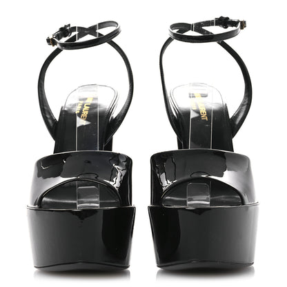 Saint Laurent Patent Jodie 95 Platform Sandals 39.5 Black 3 of 10
