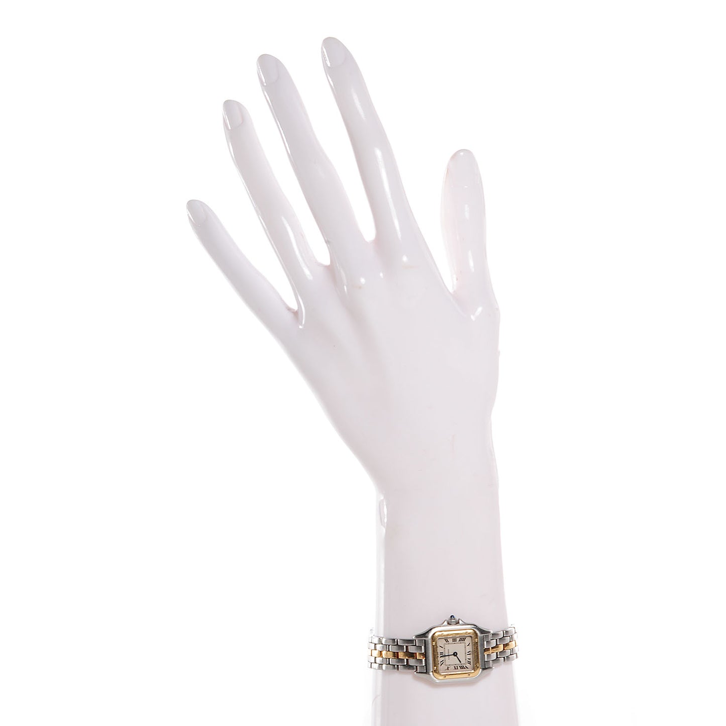 Stainless Steel 18K Yellow Gold 22mm Panthere Quartz Watch