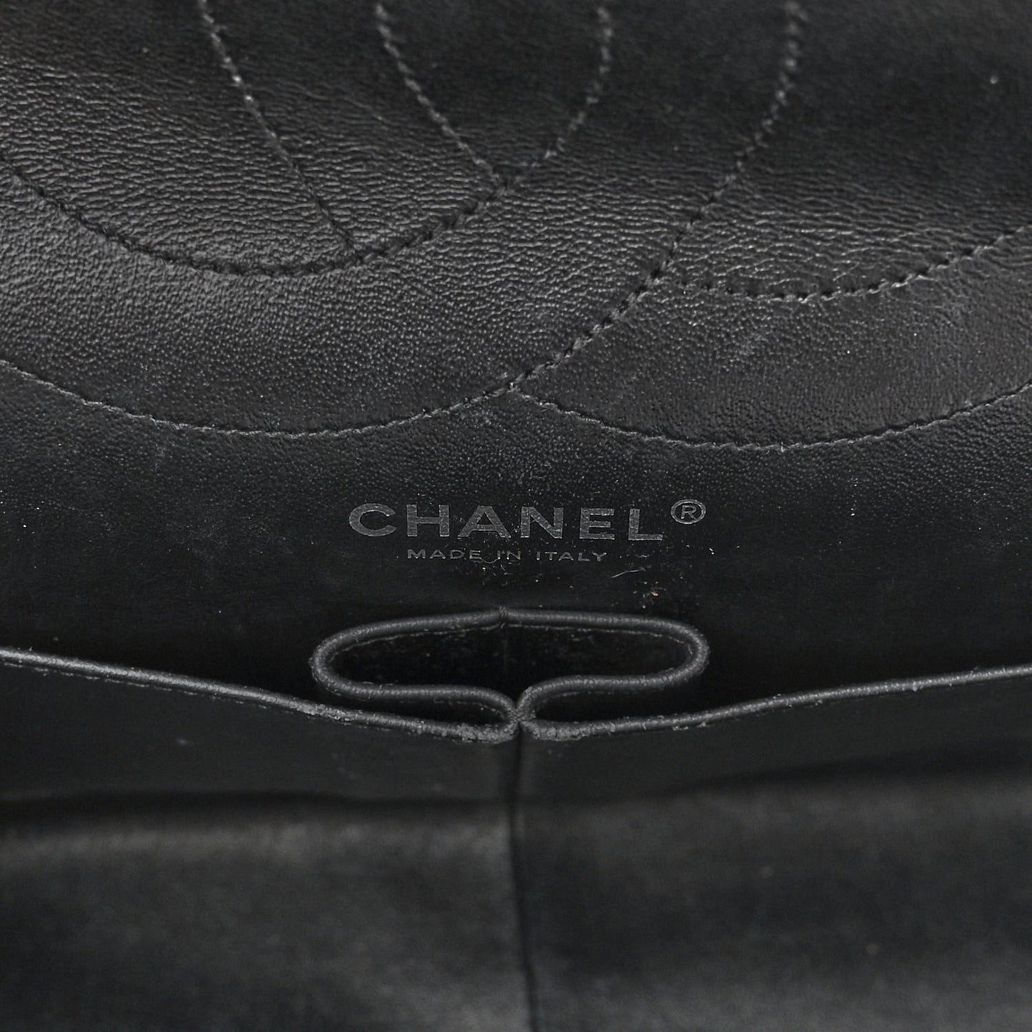 Aged Calfskin Quilted 2.55 Reissue 227 Flap So Black