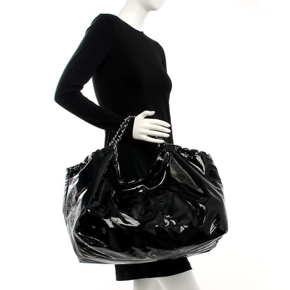 Chanel Vinyl XL Coco Cabas Black 2 of 9