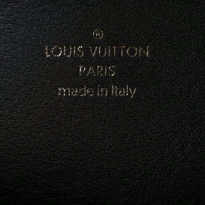 Louis Vuitton Lambskin Embossed Monogram Speedy 22 Bandouliere Black 6 of 13