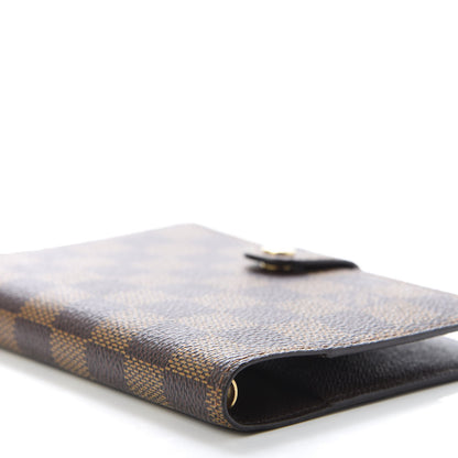 Louis Vuitton Damier Ebene Small Ring Agenda Cover 6 of 8