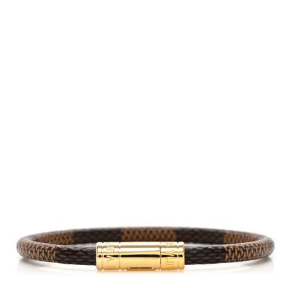 Louis Vuitton Damier Ebene Keep It Bracelet 1 of 4