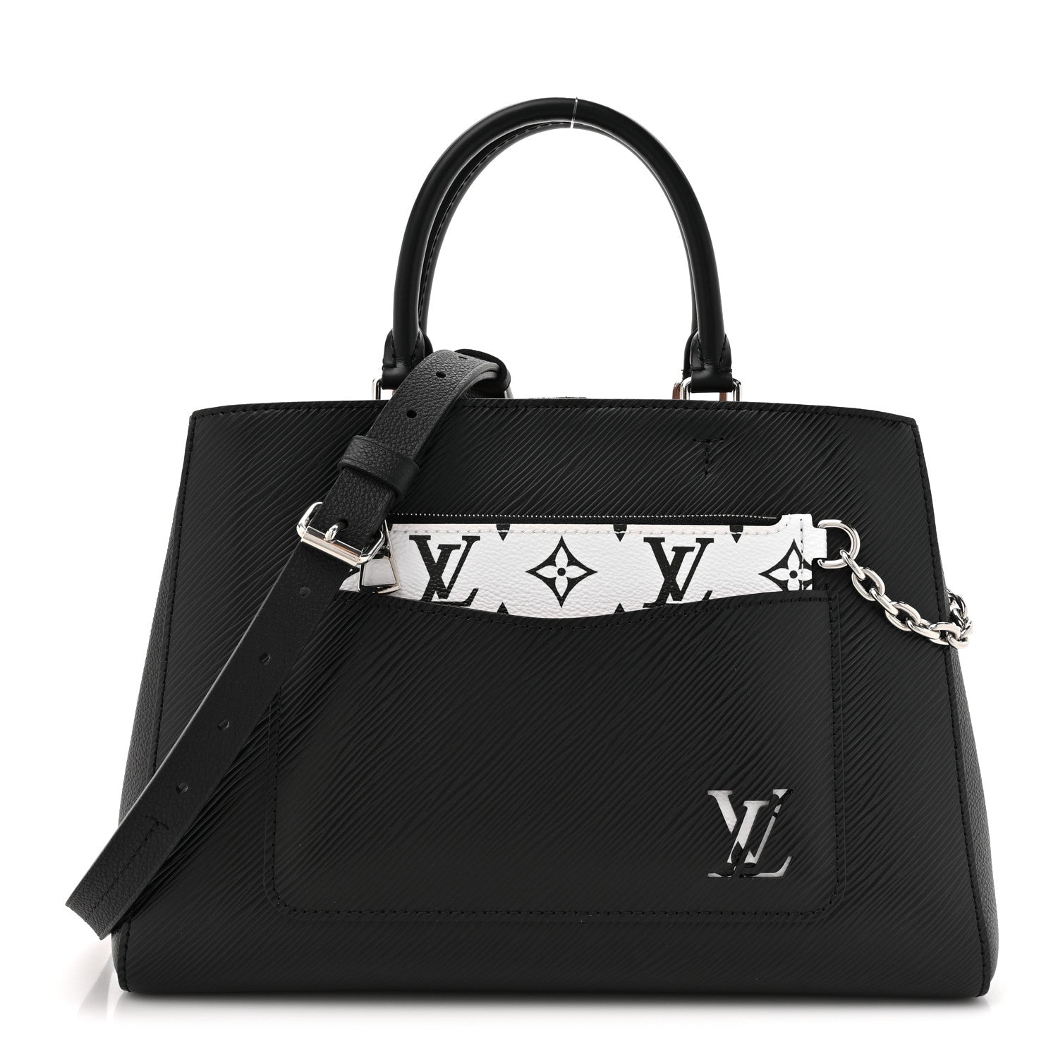 Louis Vuitton Epi Marelle Tote MM Black 1 of 9
