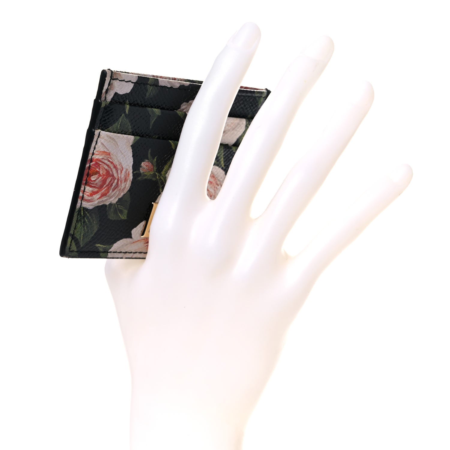 Dolce & Gabbana Dauphine Floral Print Card Holder Multicolor 2 of 6