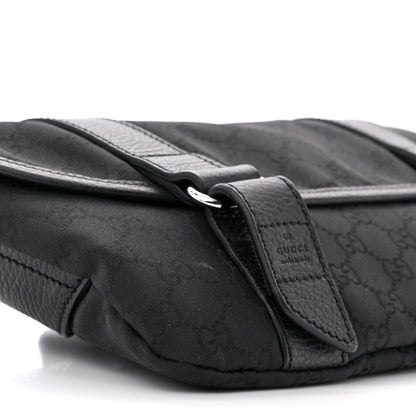 Gucci Monogram Waist Belt Bag Black 9 of 12