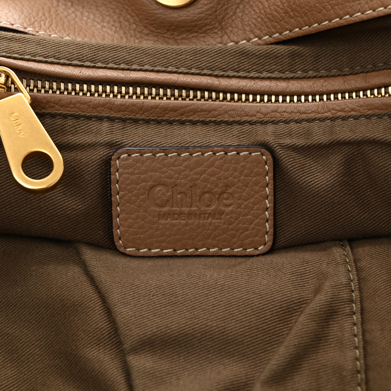 Chloe Calfskin Large New Marcie Tote Nut 6 of 10
