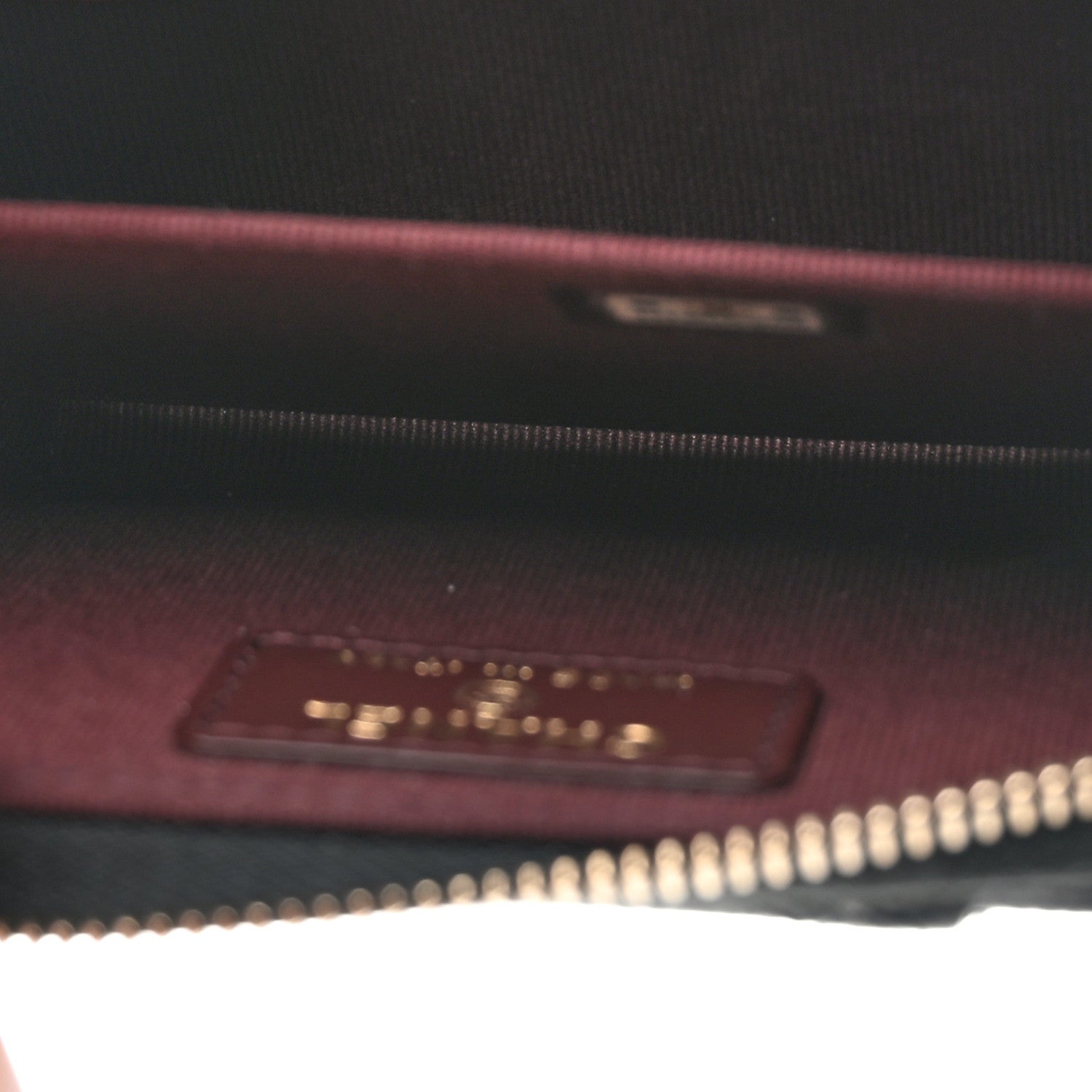 Chanel Caviar Quilted Zip Card Holder Black 5 of 7