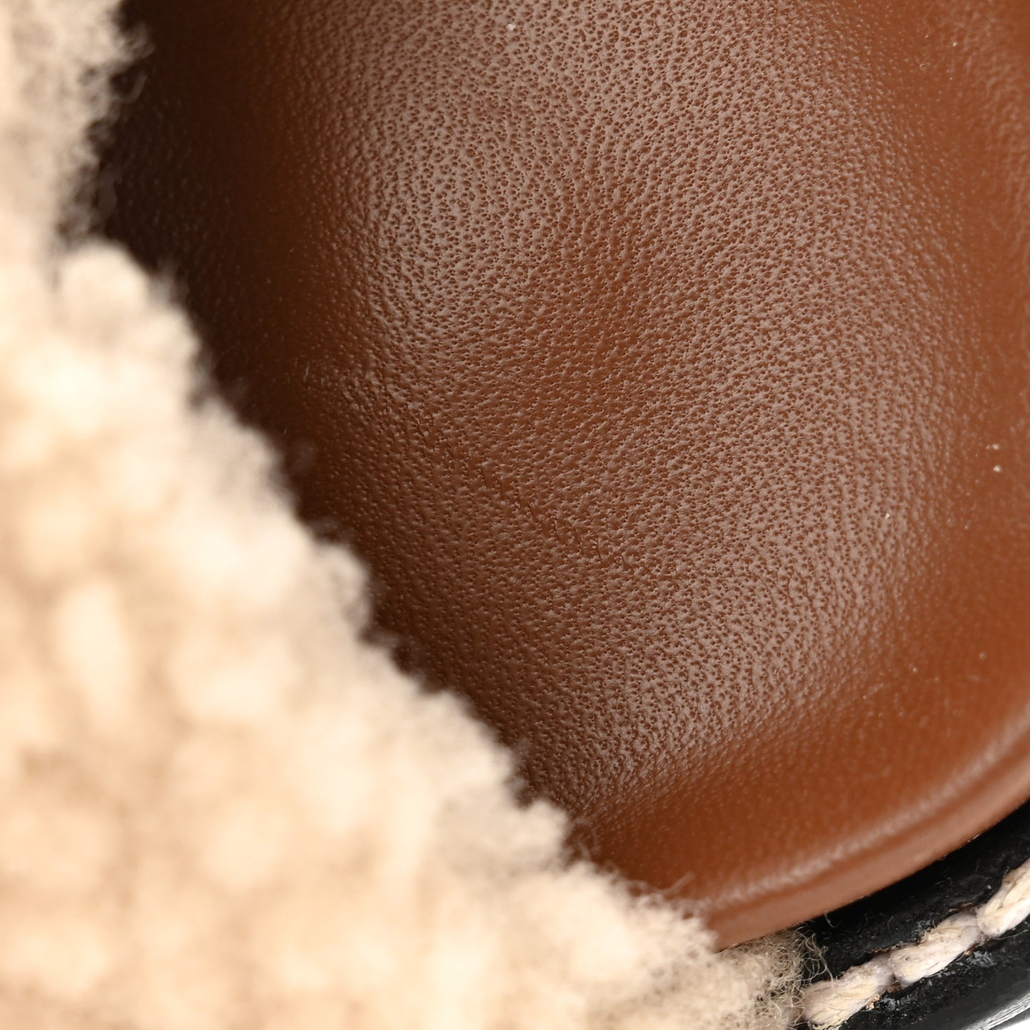 Shearling Paseo Flat Comfort Mule 36 Brown