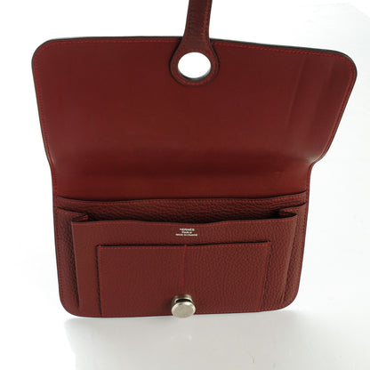 Hermes Togo Dogon Duo Wallet Rouge H 8 of 10