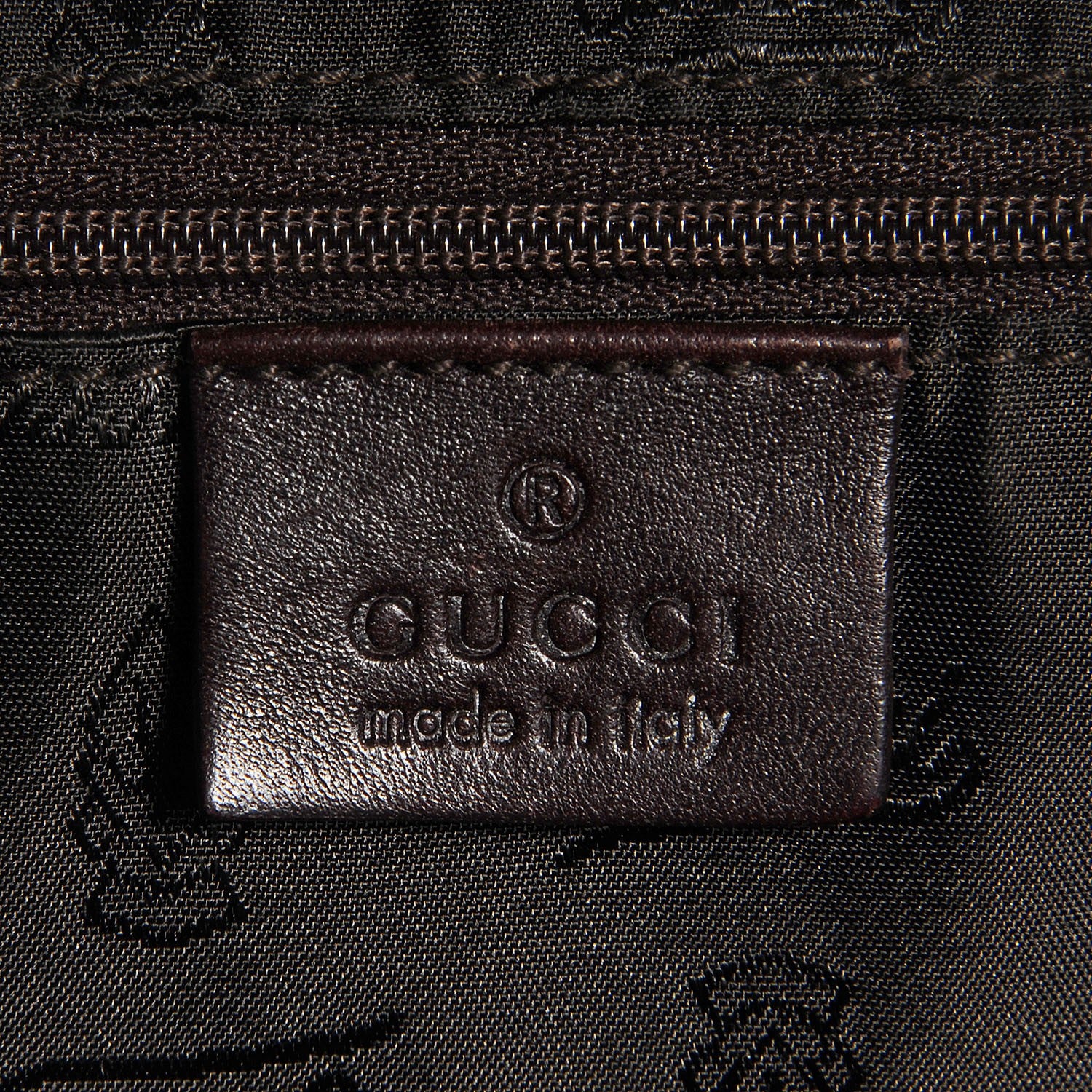 Gucci Crystal Monogram Large Duchessa Boston Dark Brown 6 of 7