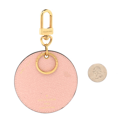 Louis Vuitton Monogram 2020 Christmas Animation Big Wheel Bag Charm Key Ring Rose Ballerine 2 of 6
