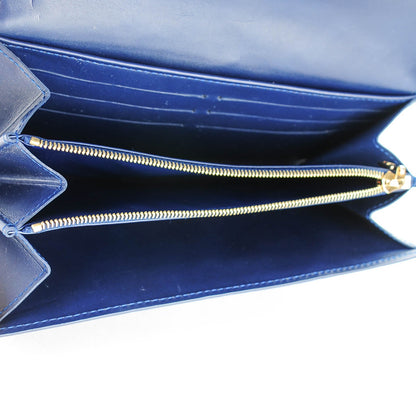 Louis Vuitton Vernis Ikat Sarah Wallet Grand Blue 9 of 9