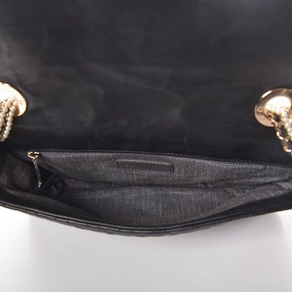 Chanel Lambskin Quilted Medium Westminster Pearl Flap Black 5 of 7