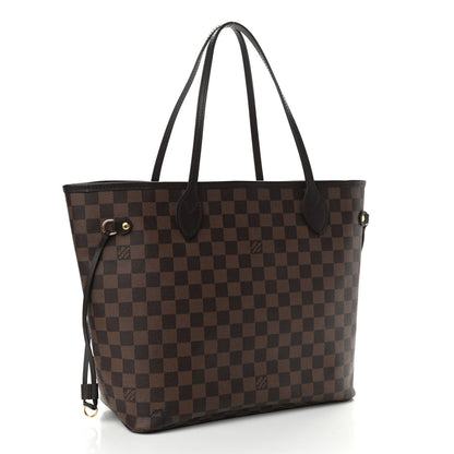 Louis Vuitton Damier Ebene Neo Neverfull MM Rose Ballerine 3 of 16
