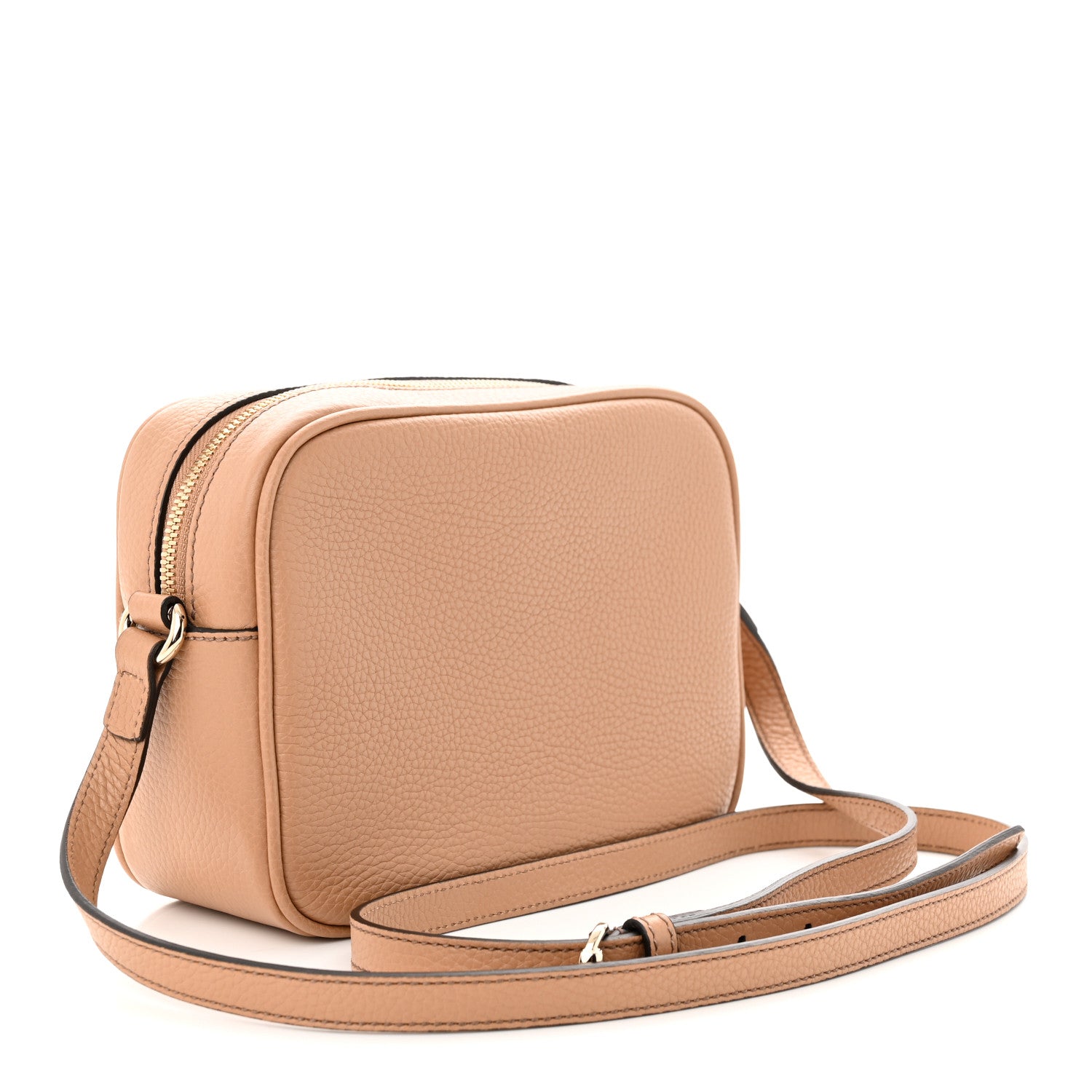 Gucci Pebbled Calfskin Small Soho Disco Bag Camelia 3 of 10